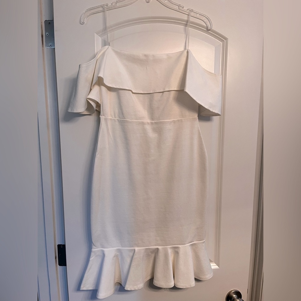Boutique white off shoulder dress